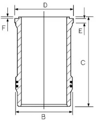 Втулка GOETZE ENGINE 15-480090-00