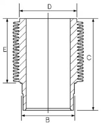 Втулка GOETZE ENGINE 14-900030-00