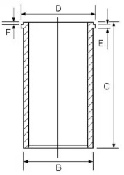 Втулка GOETZE ENGINE 14-040040-00