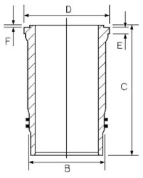 Втулка GOETZE ENGINE 14-451660-00