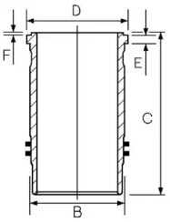 Втулка GOETZE ENGINE 14-450590-00