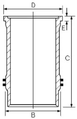 Втулка GOETZE ENGINE 15-600020-00