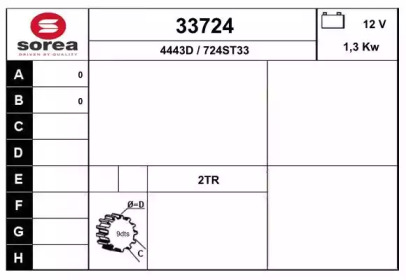 Стартер EAI 33724