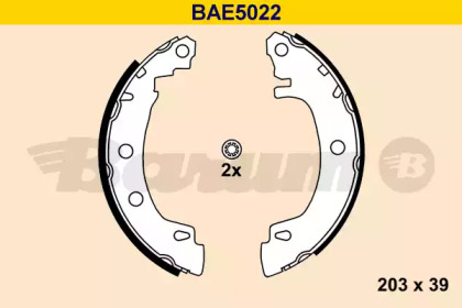 Комлект тормозных накладок BARUM BAE5022