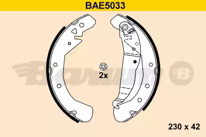 Комлект тормозных накладок BARUM BAE5033