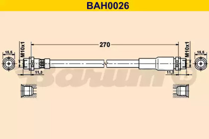 Шлангопровод BARUM BAH0026