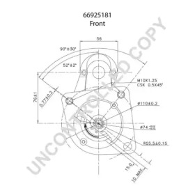 Стартер PRESTOLITE ELECTRIC 66925181