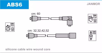 Комплект электропроводки JANMOR ABS6