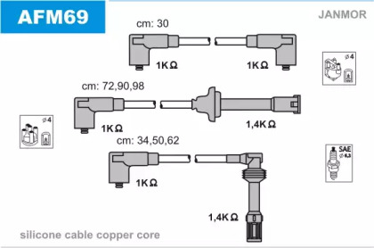 Комплект электропроводки JANMOR AFM69