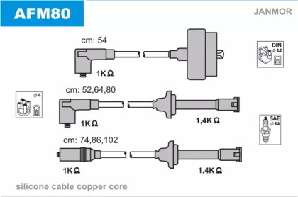 Комплект электропроводки JANMOR AFM80
