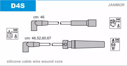 Комплект электропроводки JANMOR D4S