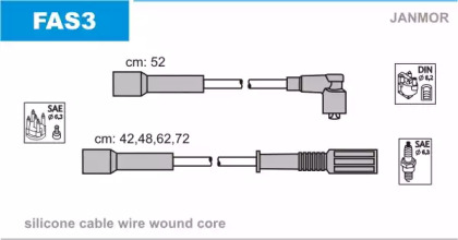 Комплект электропроводки JANMOR FAS3