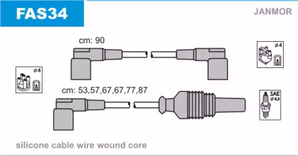 Комплект электропроводки JANMOR FAS34
