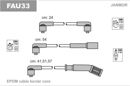 Комплект электропроводки JANMOR FAU33