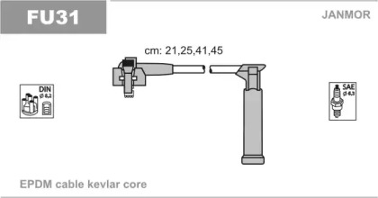 Комплект электропроводки JANMOR FU31