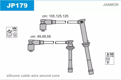 Комплект электропроводки JANMOR JP179