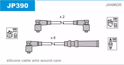 Комплект электропроводки JANMOR JP390