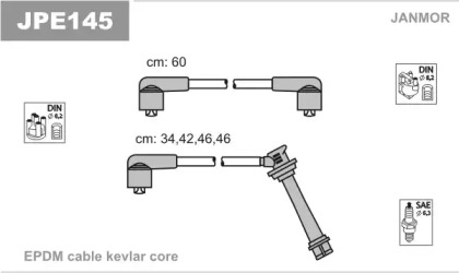 Комплект электропроводки JANMOR JPE145