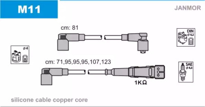 Комплект электропроводки JANMOR M11