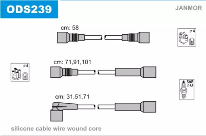 Комплект электропроводки JANMOR ODS239
