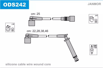 Комплект электропроводки JANMOR ODS242