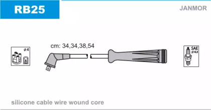 Комплект электропроводки JANMOR RB25