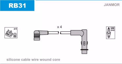 Комплект электропроводки JANMOR RB31
