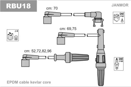 Комплект электропроводки JANMOR RBU18