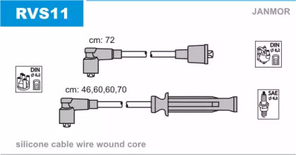 Комплект электропроводки JANMOR RVS11