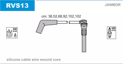 Комплект электропроводки JANMOR RVS13