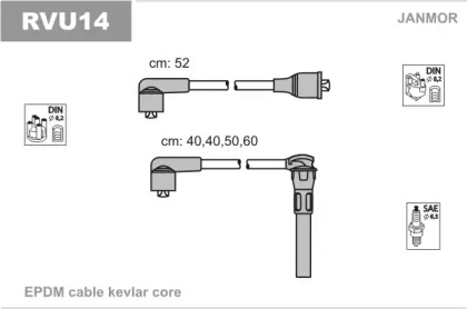 Комплект электропроводки JANMOR RVU14