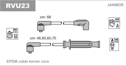 Комплект электропроводки JANMOR RVU23