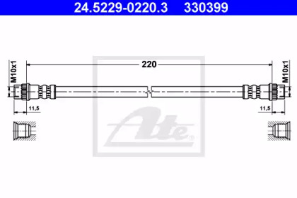 Шлангопровод ATE 24.5229-0220.3