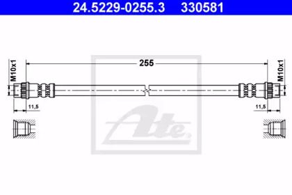 Шлангопровод ATE 24.5229-0255.3