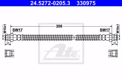 Шлангопровод ATE 24.5272-0205.3