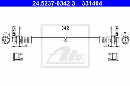 Шлангопровод ATE 24.5237-0342.3