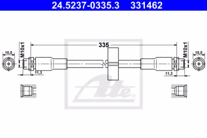 Шлангопровод ATE 24.5237-0335.3