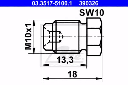 Болт ATE 03.3517-5100.1