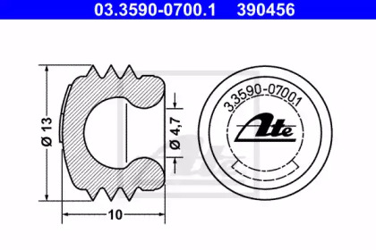 Крышка ATE 03.3590-0700.1