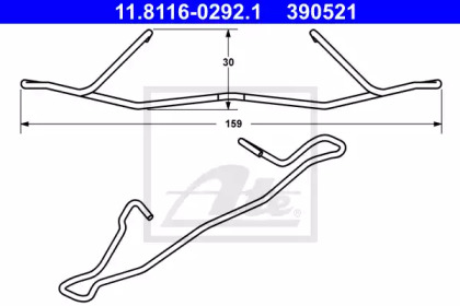 Пружина ATE 11.8116-0292.1