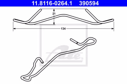 Пружина ATE 11.8116-0264.1