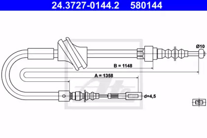 Трос ATE 24.3727-0144.2