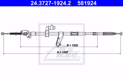 Трос ATE 24.3727-1924.2