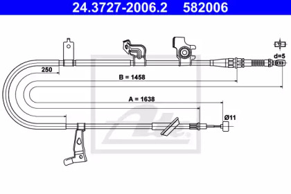 Трос ATE 24.3727-2006.2