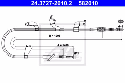 Трос ATE 24.3727-2010.2