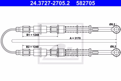 Трос ATE 24.3727-2705.2