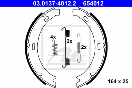 Комлект тормозных накладок ATE 03.0137-4012.2