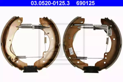 Комлект тормозных накладок ATE 03.0520-0125.3