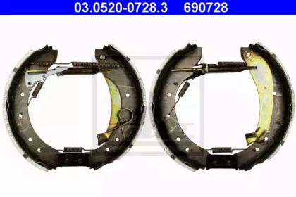 Комлект тормозных накладок ATE 03.0520-0728.3