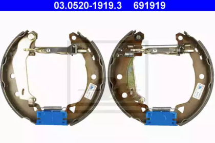 Комлект тормозных накладок ATE 03.0520-1919.3